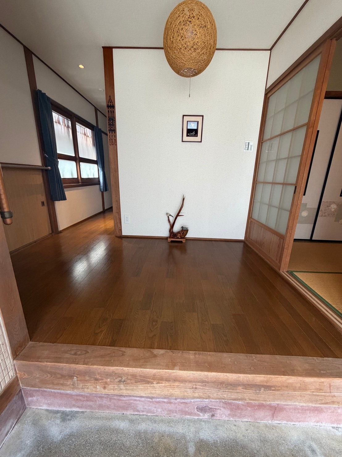 コトリコの玄関と板の間